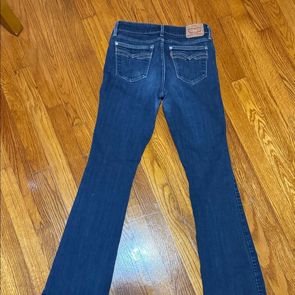 Levi's Dark Blue Women's Boot Cut Jeans - Picture 2 of 4